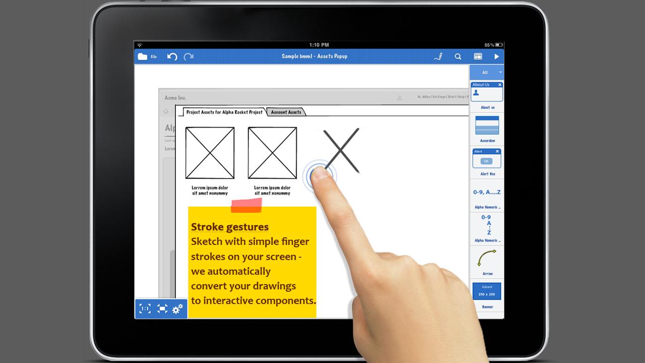 Mockups.me Wireframes Screen 3
