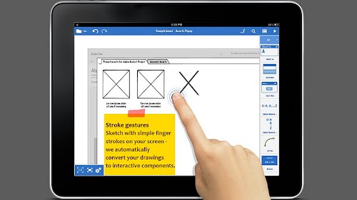Android application Mockups.me Wireframes screenshort