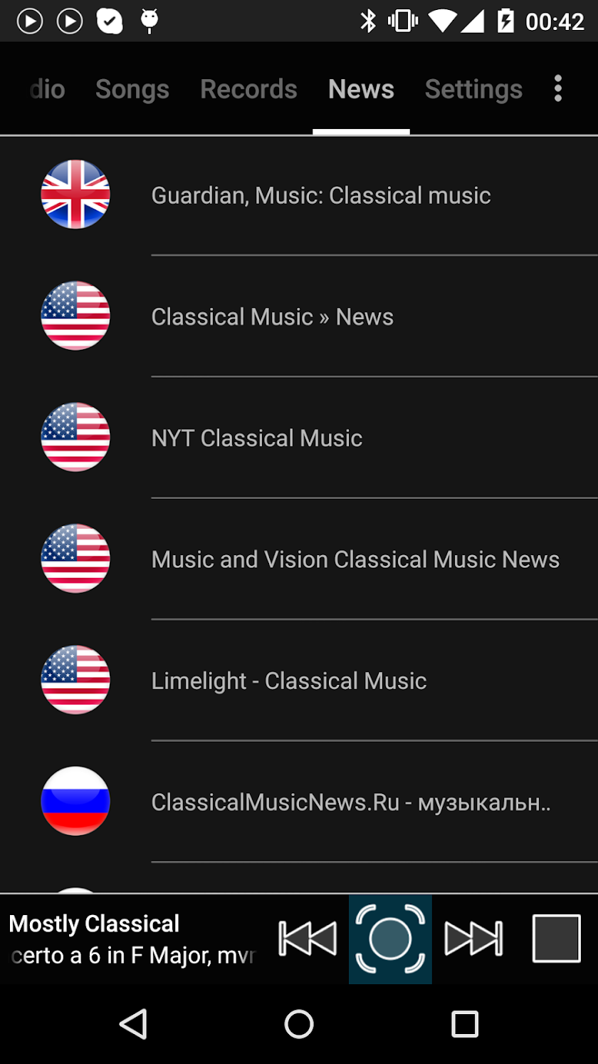 Classical Music Screen 3