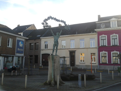 Standbeeld Station Wetteren
