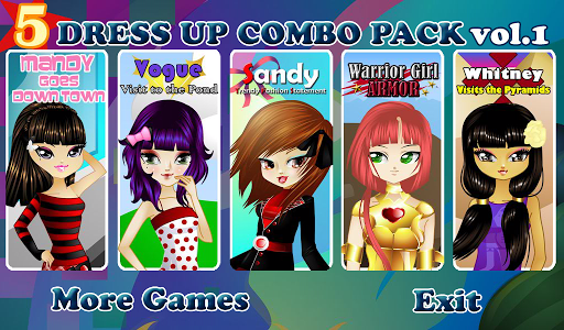 5 Dress Up Combo Pack Vol. 1