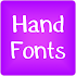 Hand fonts for FlipFont® free 8.06.1