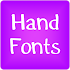 Hand fonts for FlipFontÂ® free8.06.1