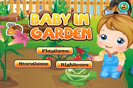 Baby in Garden - Kids games
