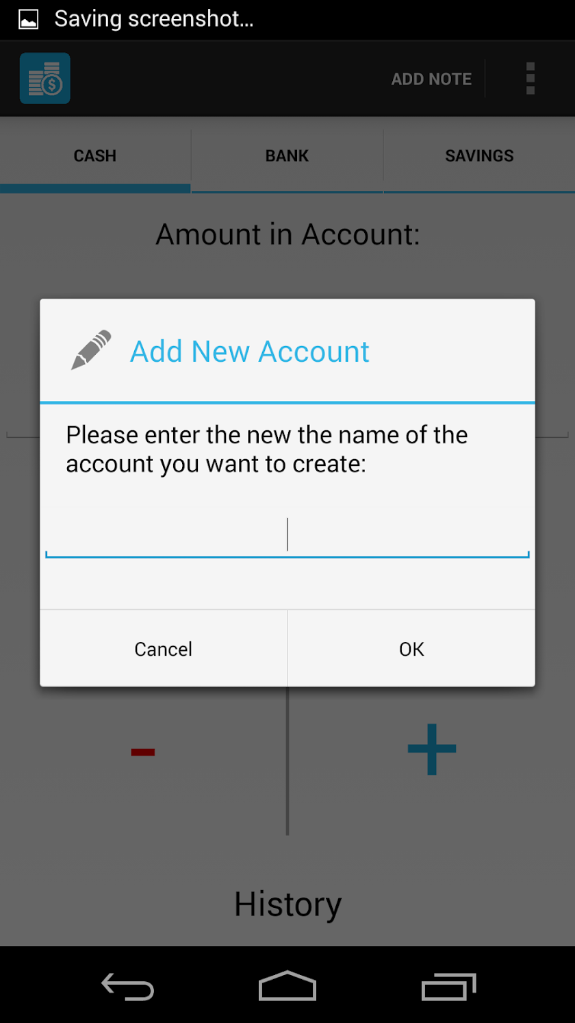 Simple Cashbook Pro Screen 3