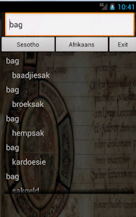 Afrikaans Sesotho Dictionary Screenshots 4