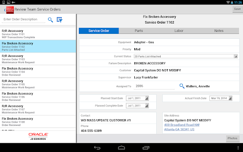 Download Team Service Orders - JDE E1 APK for PC