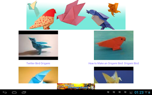 Origami Paper Birds