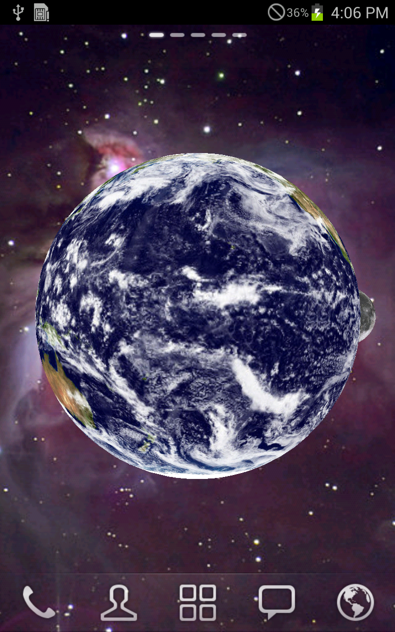 Live Earth (wallpaper) Screen 1