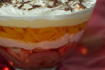Mrs Oliver's massive retro trifle