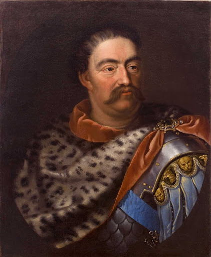 Portrait of John III Sobieski in a leopard skin