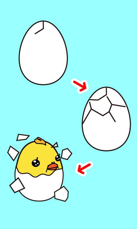 Clock Widget Baby Chick &amp; Egg Screen 3