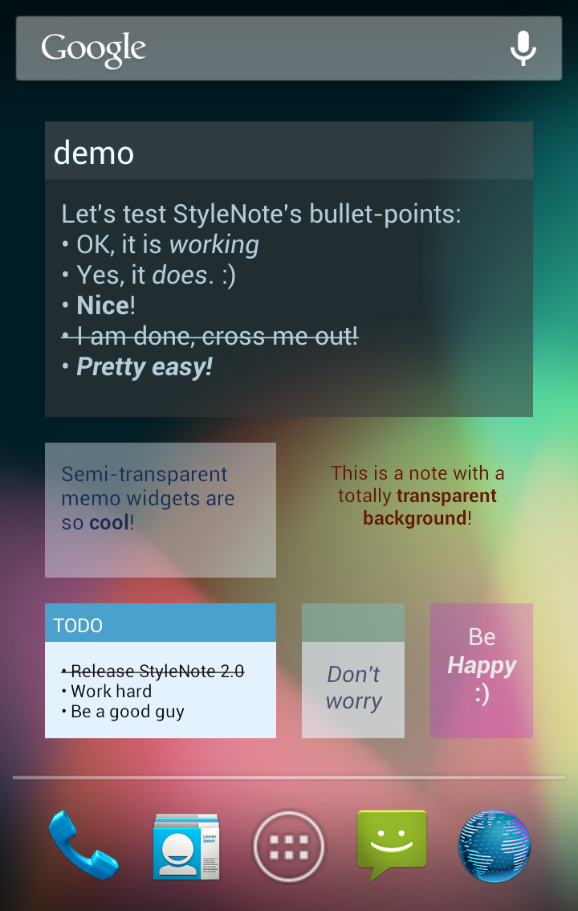 StyleNote Pro Screen 3