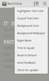 Word Clock Screenshots 1