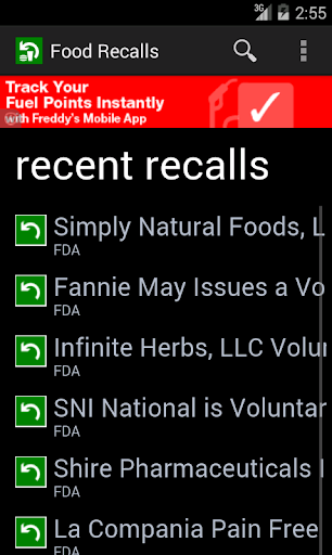 【免費健康App】Food Recalls-APP點子