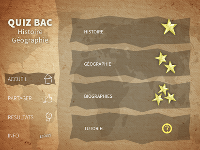 Free BAC histoire-Géo quiz 2015 APK for Android