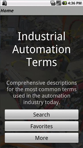 Industrial Automation Terms