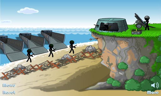 Stickman Saving Private