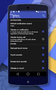 CM11 DarkBlue Theme-Android™ L - screenshot thumbnail