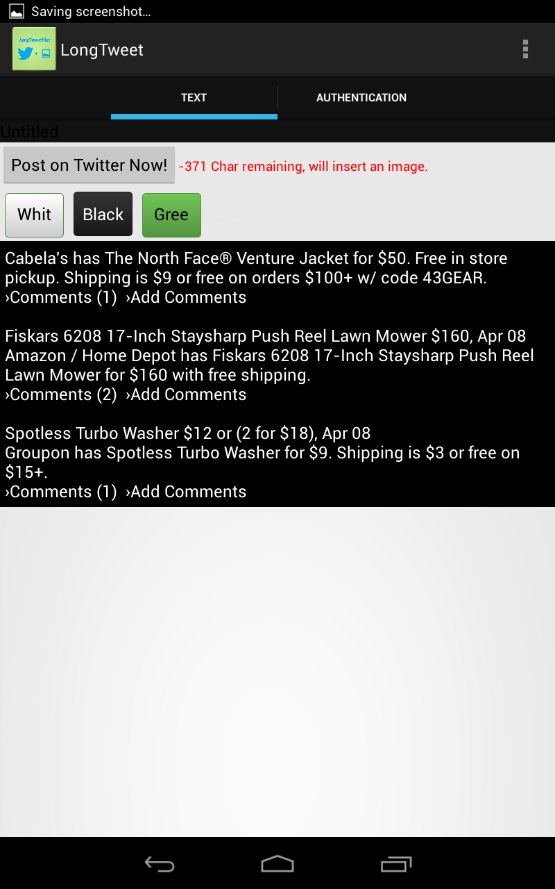 LongTweetPlus Screen 2