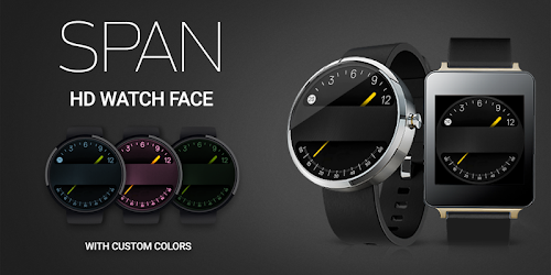 Android application Span HD Watch Face screenshort