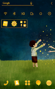 How to download Autumn Night Atom Theme patch 1.0 apk for bluestacks