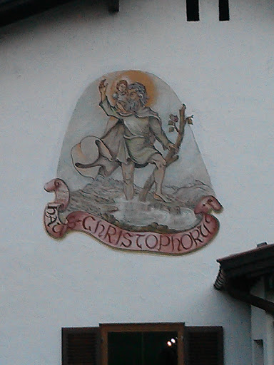 Mural of St. Christopher