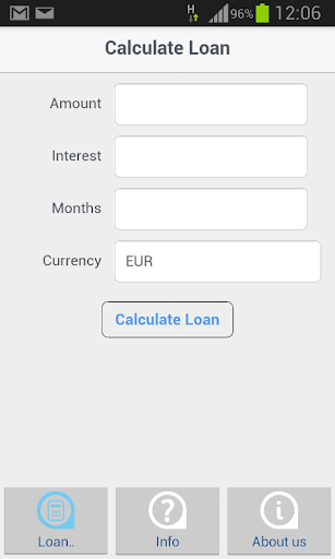 Temenos Loan Calculator