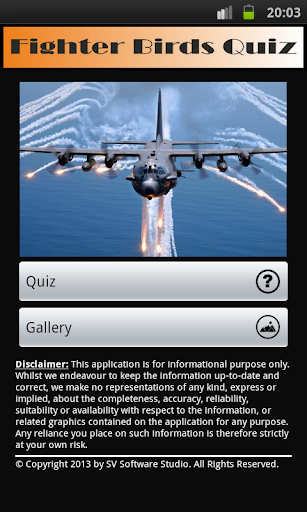 Fighter Birds Quiz