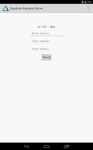 【免費教育App】Quadratic Equation Solver-APP點子
