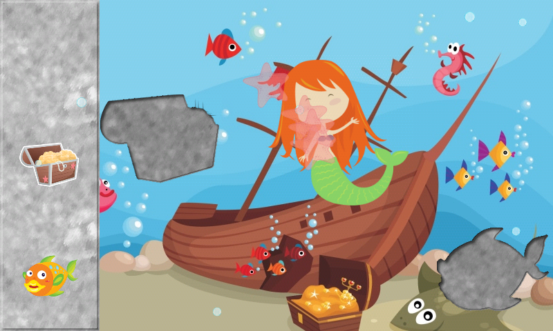 Mermaid Puzzles for Toddlers Screen 2