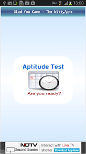 Aptitude App - screenshot thumbnail