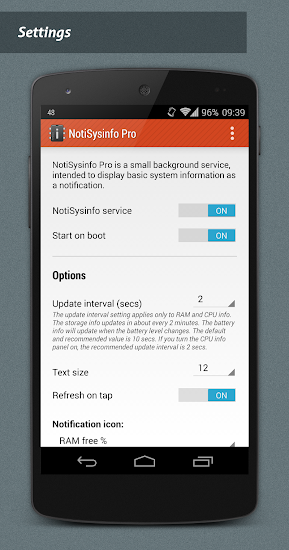 NotiSysinfo Pro v1.1.2 APK