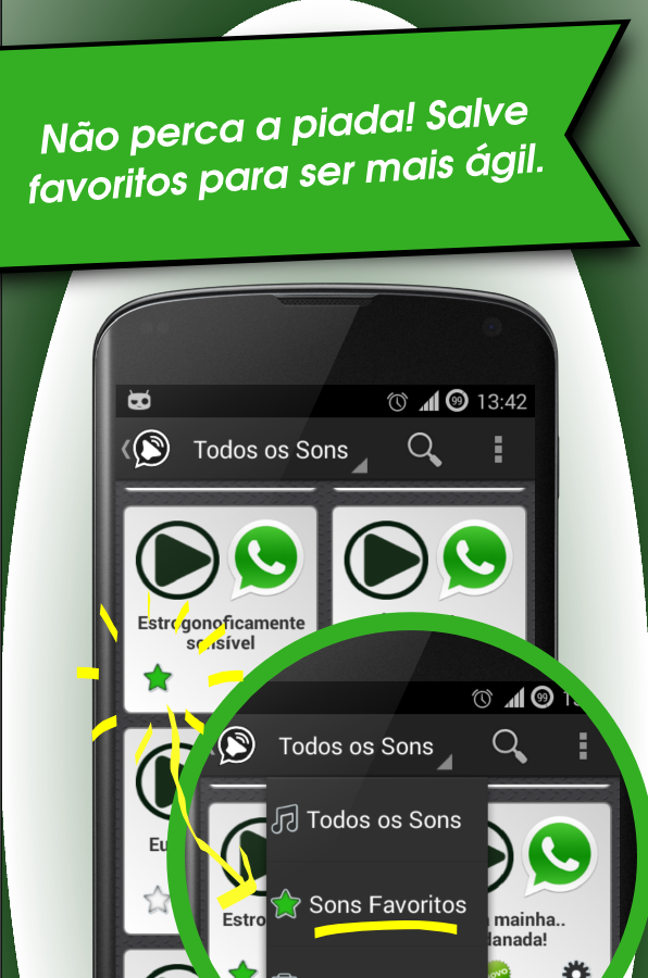 Sons Engraçados Humor Brasil - screenshot