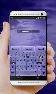 Blurry Purple TouchPal Theme Screenshots 3