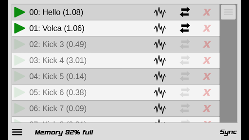 Caustic Editor for VolcaSample