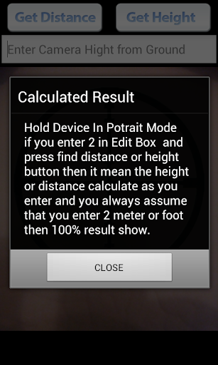 Distance and Height Meter