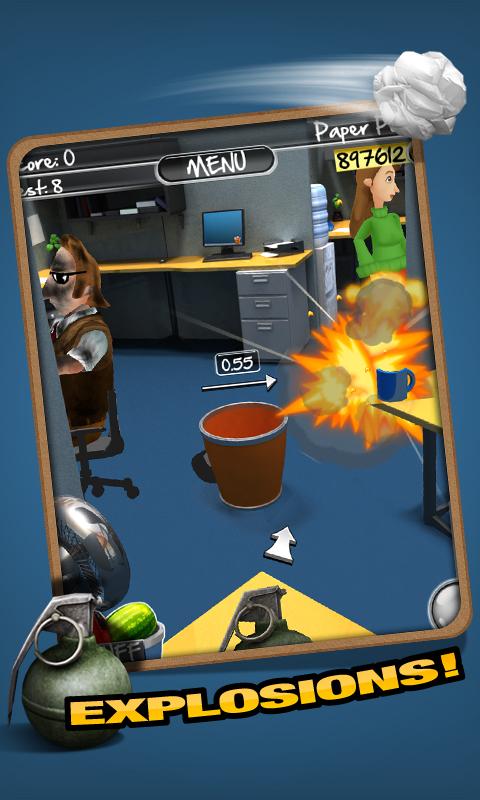 Paper Toss 2.0 Screen 2