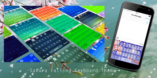 Sakura Falling Keyboard Theme