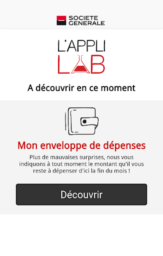 L'Appli LAB Société Générale