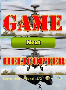 Find Difference in Helicopter Screenshots 1