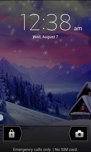 Let it Snow Live Wallpaper