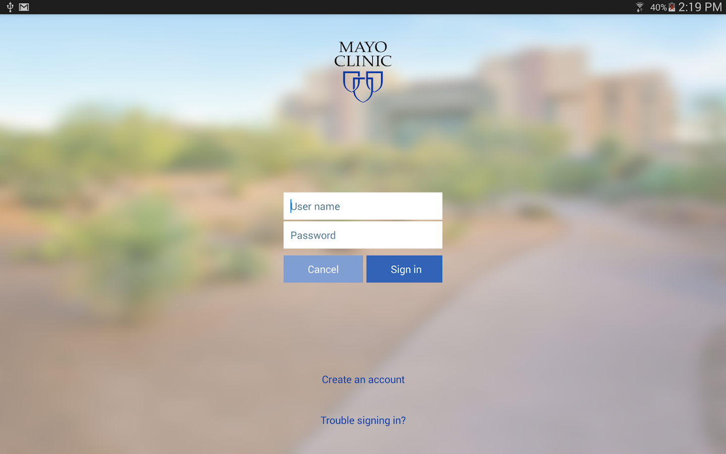   Mayo Clinic: captura de pantalla 