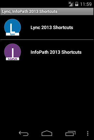 Free Lync InfoPath shortcuts