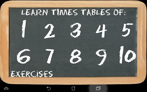 Let's learn times tables