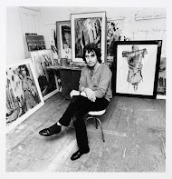 Portret van Simon Posthuma in zijn atelier