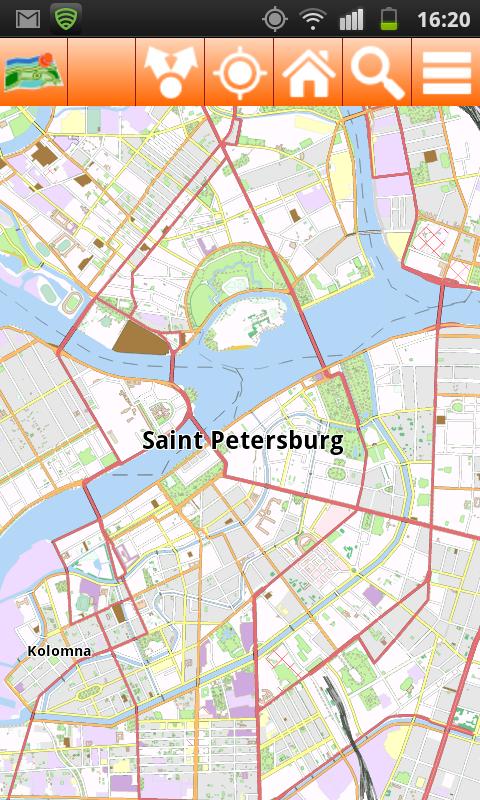 Saint Petersburg Offline Map Screen 2