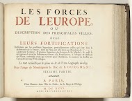 Titelpagina het zesde deel van het prentwerk: Nicolas de Fer, Les forces de l'Europe, 1696