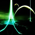 3D light and cosmos logo