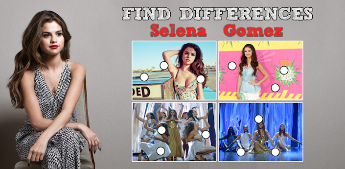 Find Differences: Selena Gomez